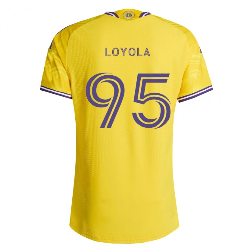 Danxen Men Favian Loyola #95 Yellow Purple Away Jersey 2026/27 T-Shirt