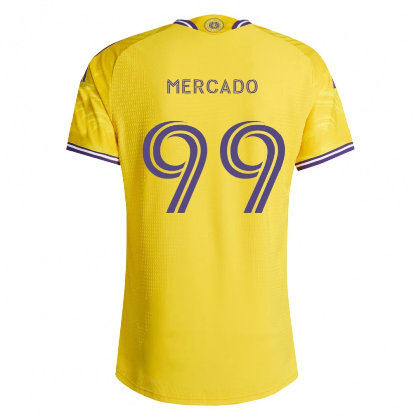 Danxen Men Carlos Mercado #99 Yellow Purple Away Jersey 2026/27 T-Shirt