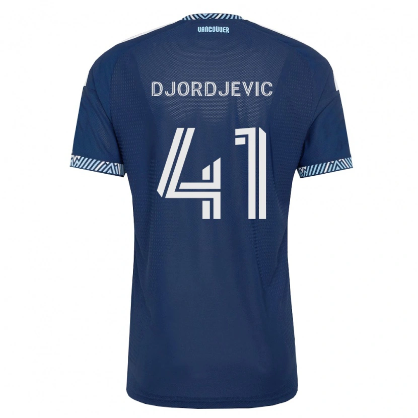 Danxen Men Nikola Djordjevic #41 Deep Blue White Away Jersey 2026/27 T-Shirt