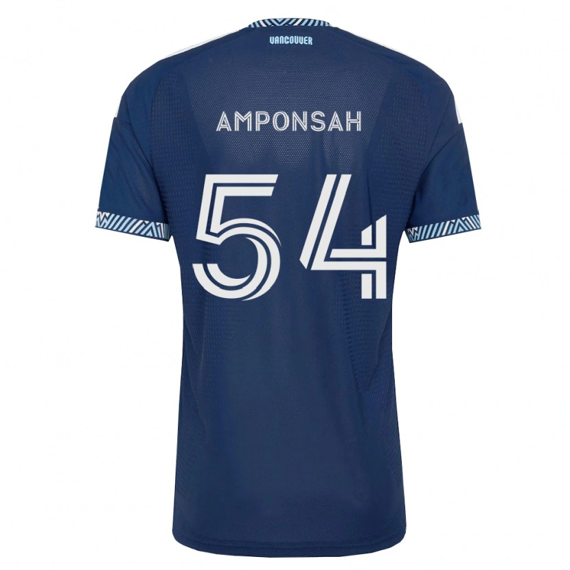 Danxen Men Prince Amponsah #54 Deep Blue White Away Jersey 2026/27 T-Shirt