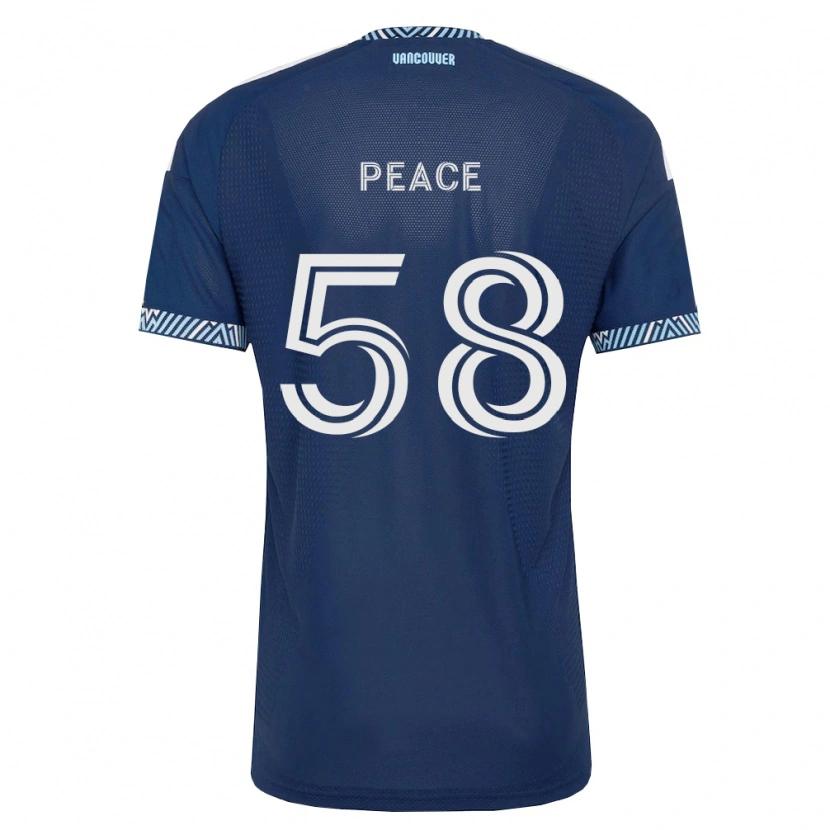 Danxen Men Jesse Peace #58 Deep Blue White Away Jersey 2026/27 T-Shirt
