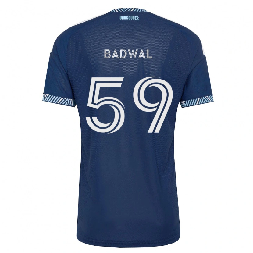 Danxen Men Jeevan Badwal #59 Deep Blue White Away Jersey 2026/27 T-Shirt