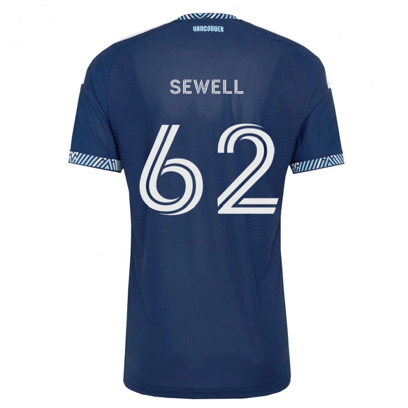 Danxen Men Ryder Sewell #62 Deep Blue White Away Jersey 2026/27 T-Shirt