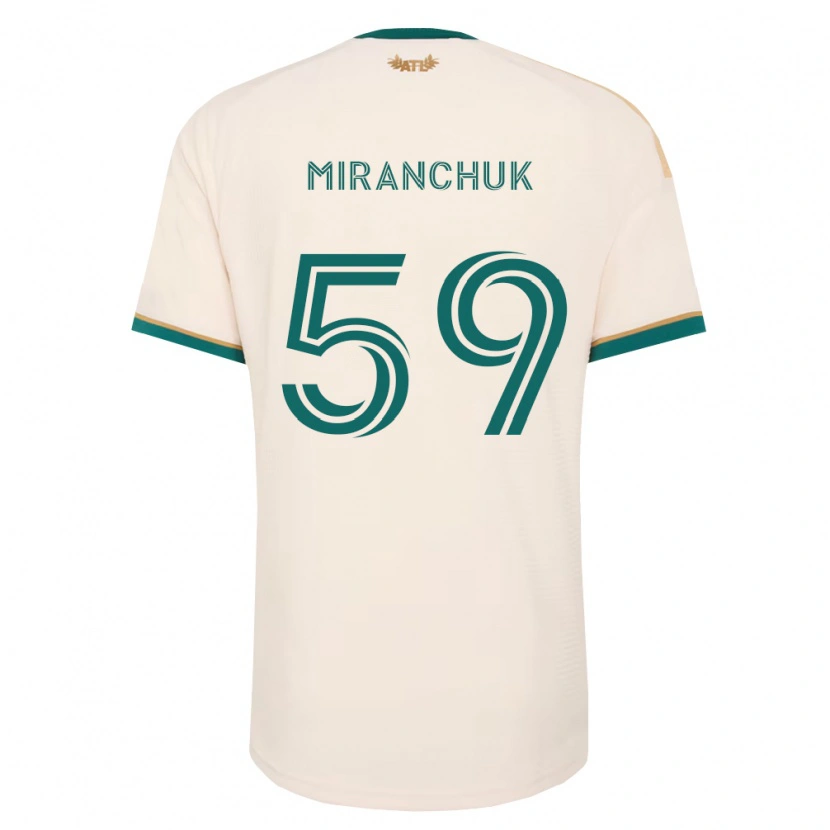 Danxen Men Aleksey Miranchuk #59 Champagne Green Away Jersey 2026/27 T-Shirt