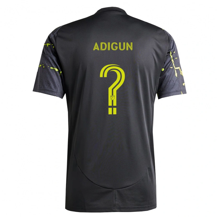 Danxen Men Jd Adigun #0 Fluorescent Yellow Black Away Jersey 2026/27 T-Shirt