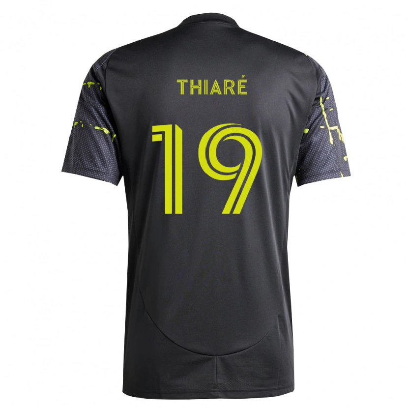 Danxen Men Jamal Thiaré #19 Fluorescent Yellow Black Away Jersey 2026/27 T-Shirt