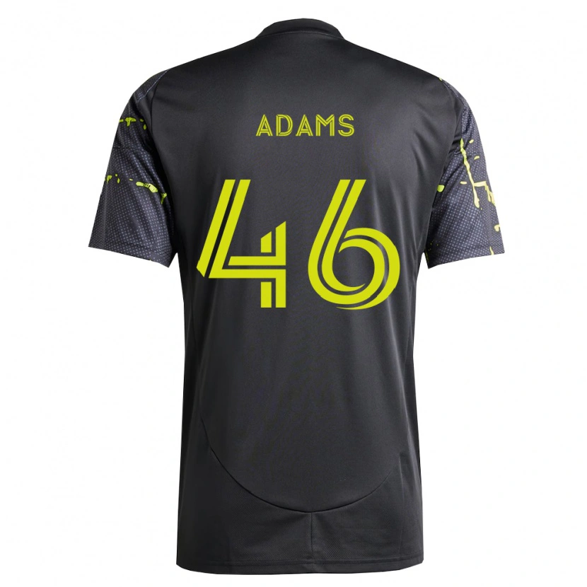 Danxen Men Chase Adams #46 Fluorescent Yellow Black Away Jersey 2026/27 T-Shirt