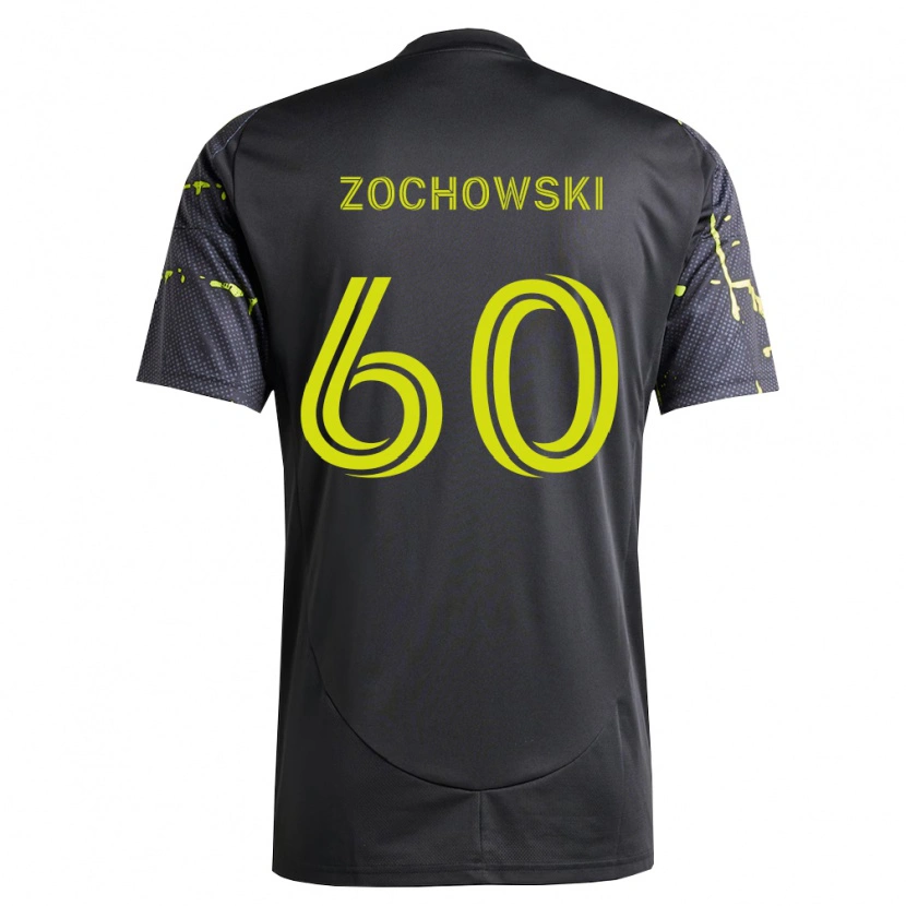 Danxen Men Alex Zochowski #60 Fluorescent Yellow Black Away Jersey 2026/27 T-Shirt