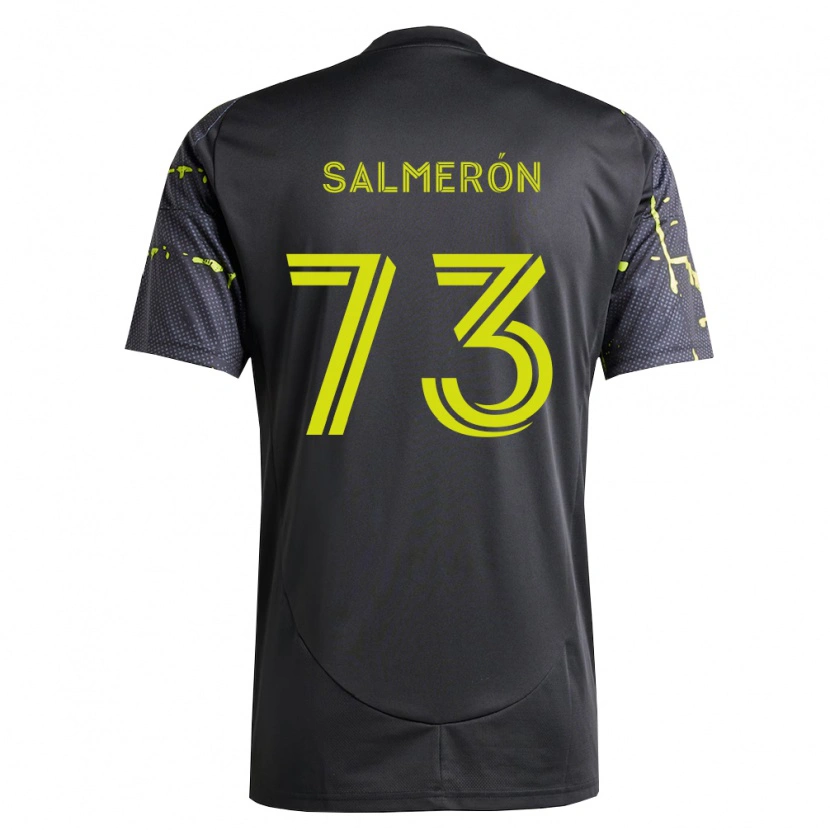 Danxen Men Jorge Salmerón #73 Fluorescent Yellow Black Away Jersey 2026/27 T-Shirt