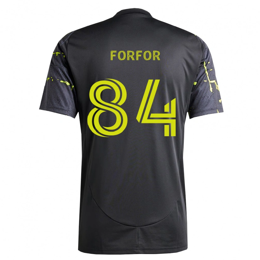 Danxen Men Prince Forfor #84 Fluorescent Yellow Black Away Jersey 2026/27 T-Shirt