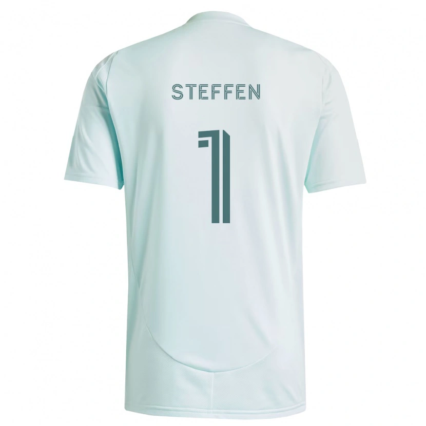 Danxen Men Zack Steffen #1 White Light Green Away Jersey 2026/27 T-Shirt