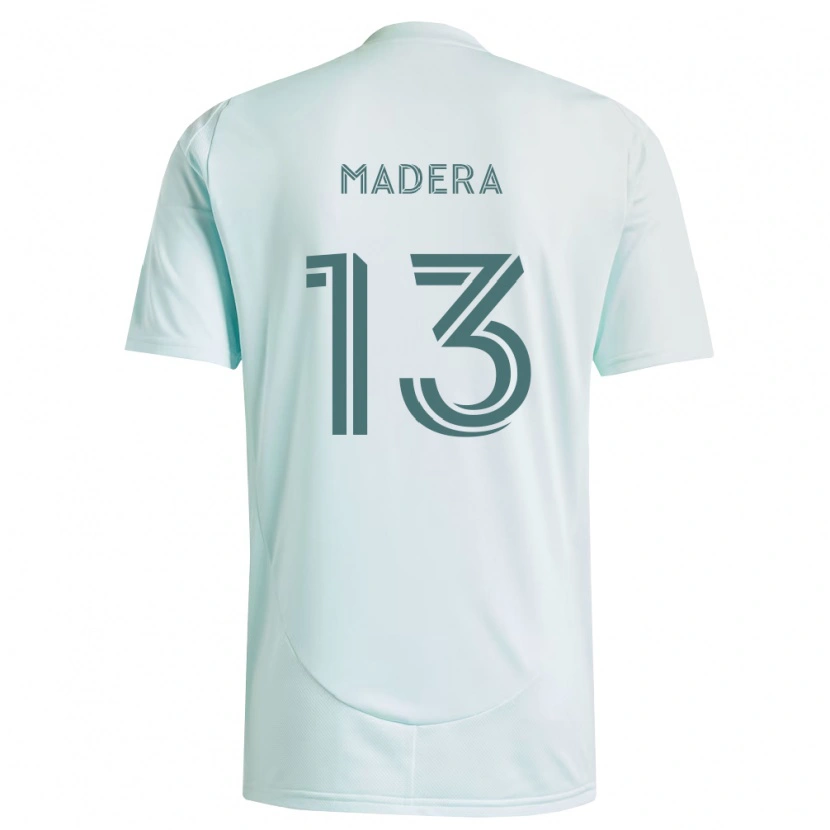 Danxen Men Cristopher Madera #13 White Light Green Away Jersey 2026/27 T-Shirt