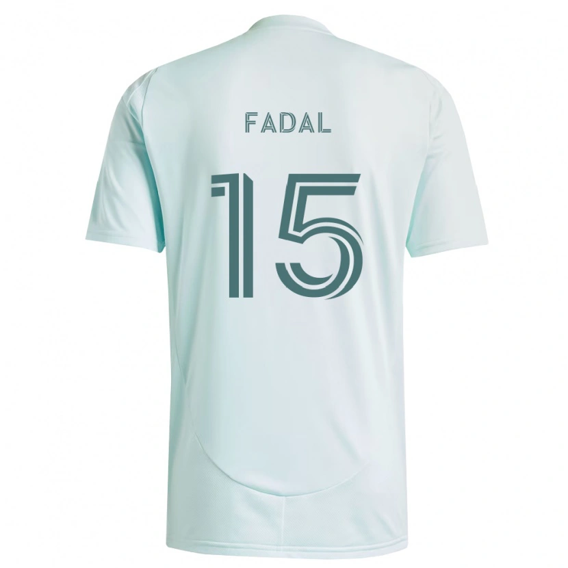 Danxen Men Ali Fadal #15 White Light Green Away Jersey 2026/27 T-Shirt
