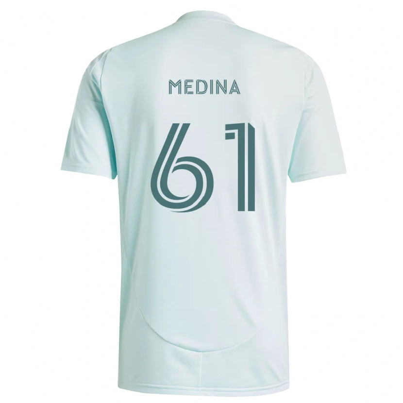 Danxen Men Leonardo Medina #61 White Light Green Away Jersey 2026/27 T-Shirt