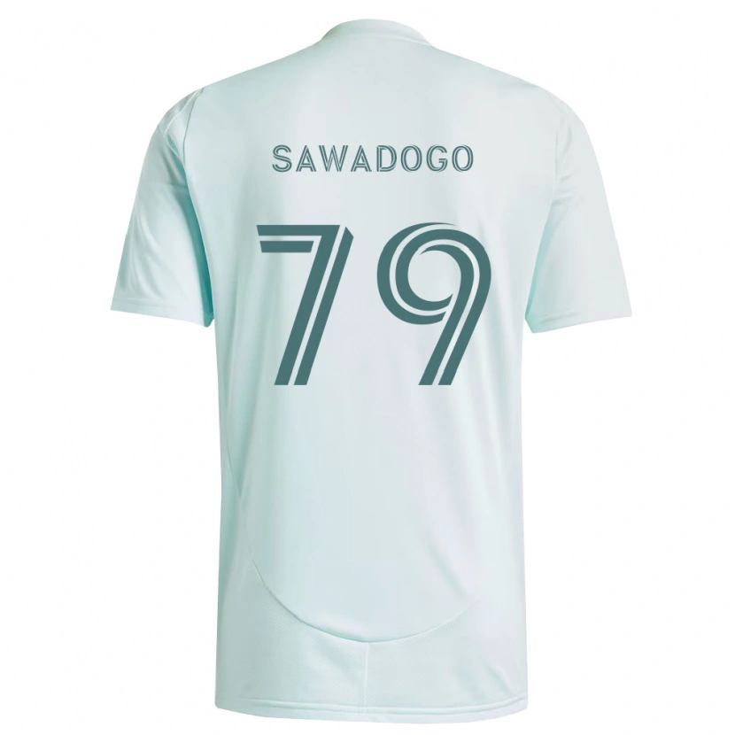 Danxen Men Kamal Sawadogo #79 White Light Green Away Jersey 2026/27 T-Shirt