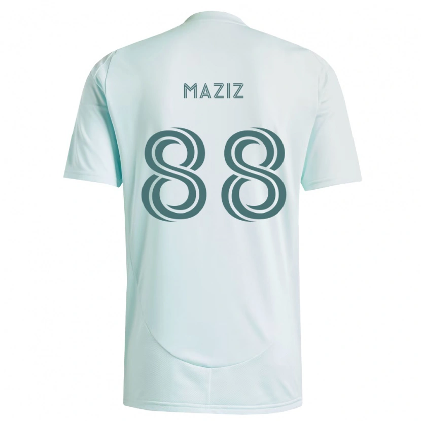 Danxen Men Youssef Maziz #88 White Light Green Away Jersey 2026/27 T-Shirt