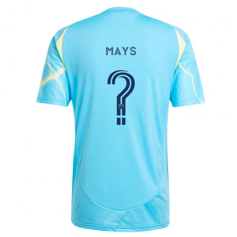 Danxen Men Jacob Mays #0 Light Blue Black Light Yellow Away Jersey 2026/27 T-Shirt