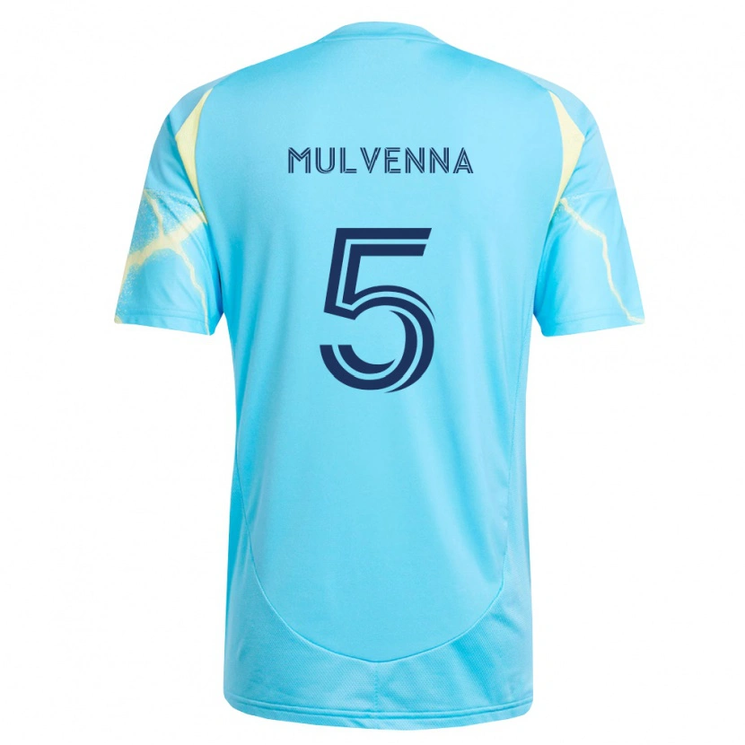 Danxen Men Landon Mulvenna #5 Light Blue Black Light Yellow Away Jersey 2026/27 T-Shirt