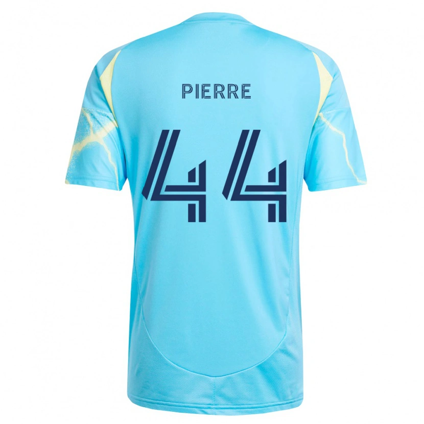 Danxen Men Neil Pierre #44 Light Blue Black Light Yellow Away Jersey 2026/27 T-Shirt