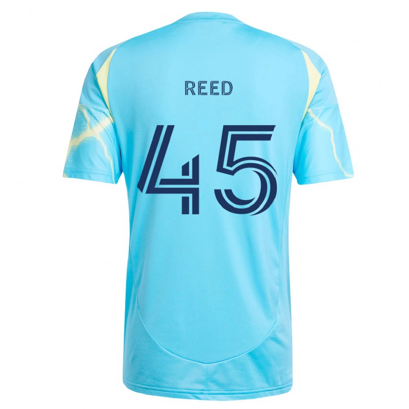Danxen Men Theo Reed #45 Light Blue Black Light Yellow Away Jersey 2026/27 T-Shirt