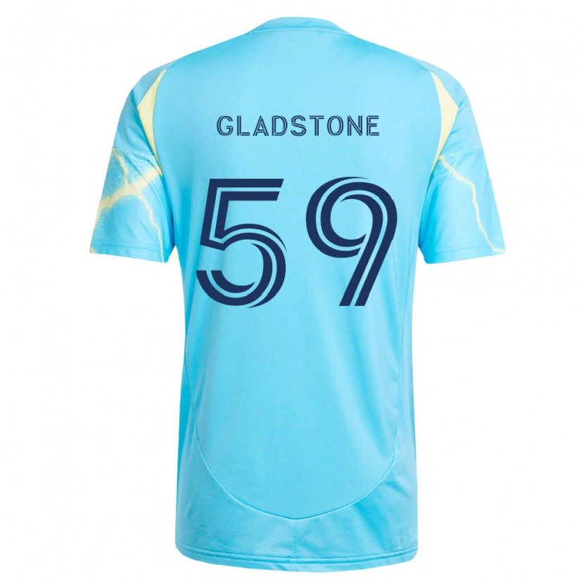 Danxen Men Tyler Gladstone #59 Light Blue Black Light Yellow Away Jersey 2026/27 T-Shirt