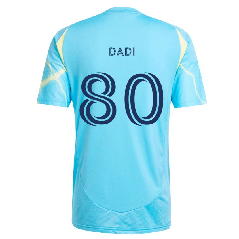 Danxen Men Paco Dadi #80 Light Blue Black Light Yellow Away Jersey 2026/27 T-Shirt