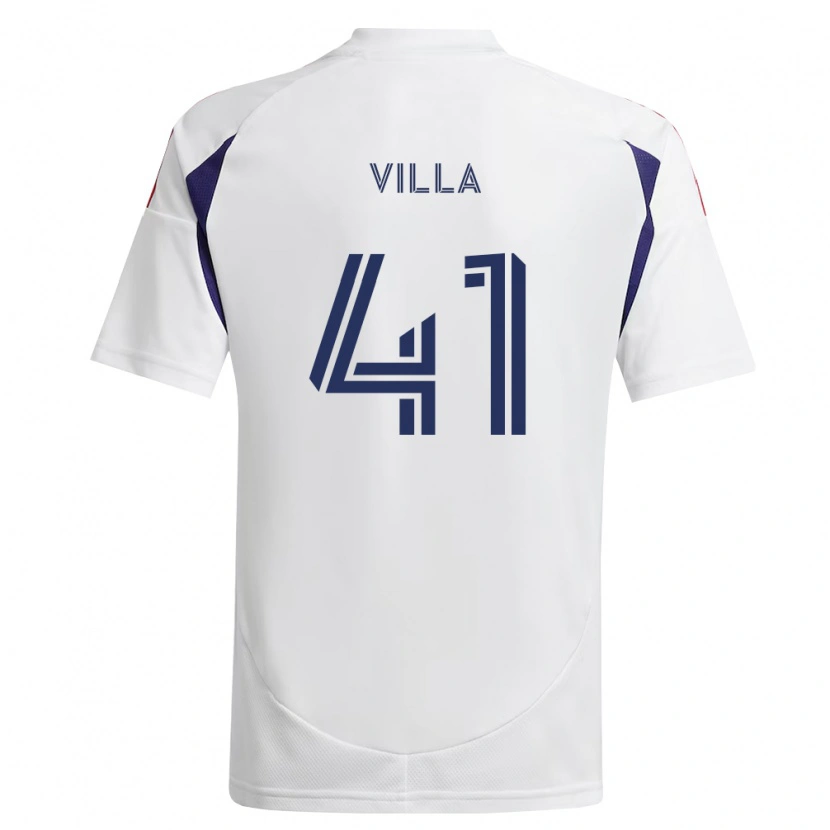 Danxen Men Gio Villa #41 Royal Blue Red Brown Away Jersey 2026/27 T-Shirt