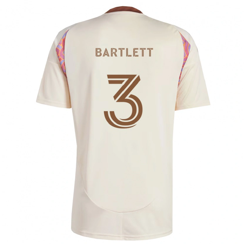 Danxen Men Lucas Bartlett #3 Off-White Pink Away Jersey 2026/27 T-Shirt
