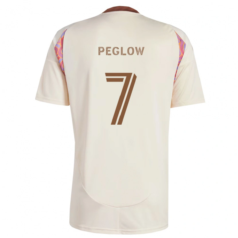 Danxen Men João Gabriel Martins Peglow #7 Off-White Pink Away Jersey 2026/27 T-Shirt