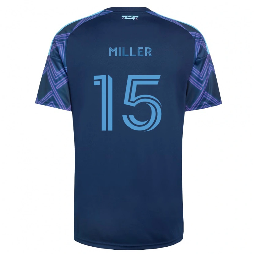 Danxen Men Jansen Miller #15 Royal Blue Purple Away Jersey 2026/27 T-Shirt