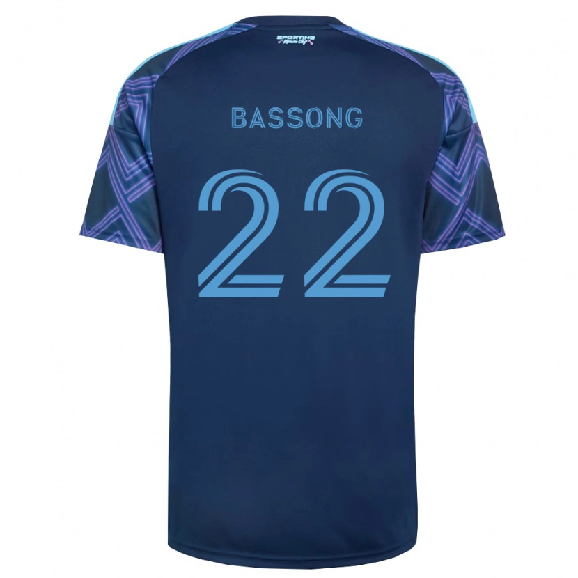 Danxen Men Zorhan Bassong #22 Royal Blue Purple Away Jersey 2026/27 T-Shirt