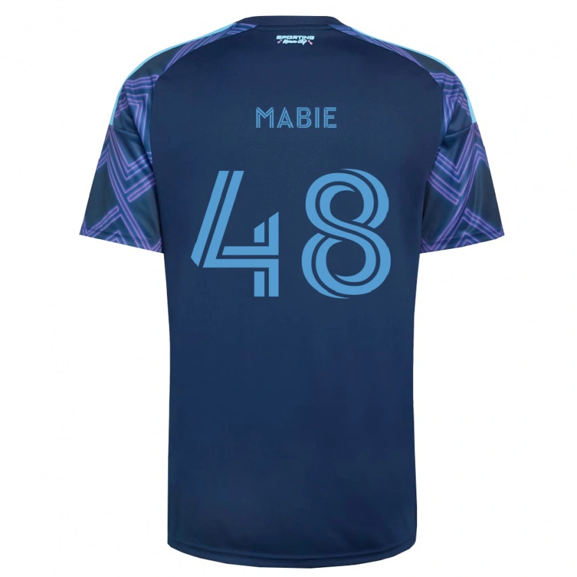 Danxen Men Blaine Mabie #48 Royal Blue Purple Away Jersey 2026/27 T-Shirt