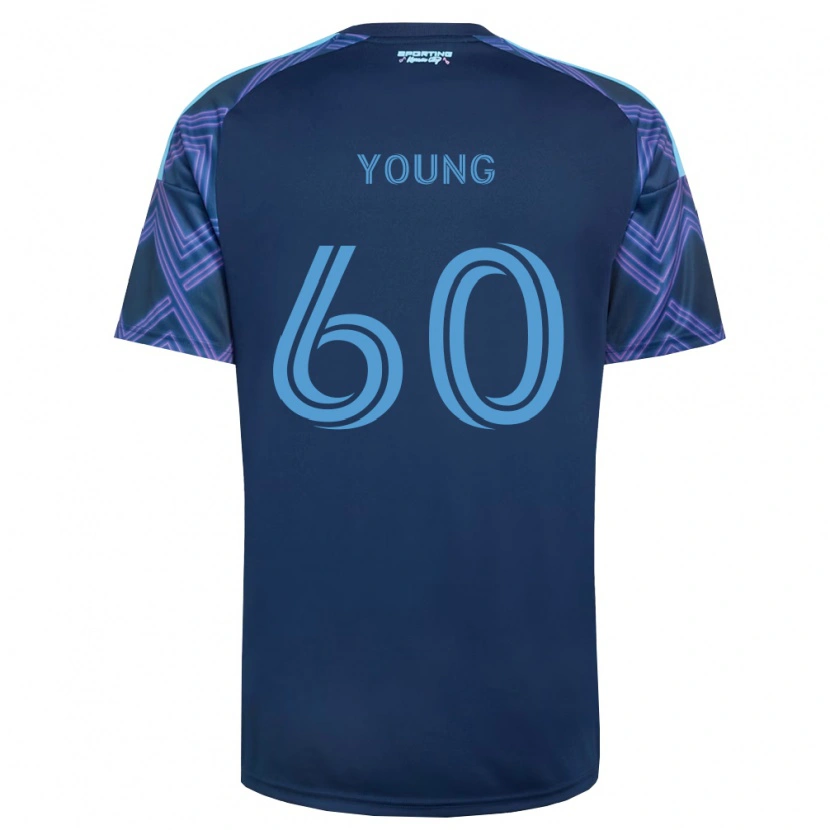Danxen Men Nate Young #60 Royal Blue Purple Away Jersey 2026/27 T-Shirt