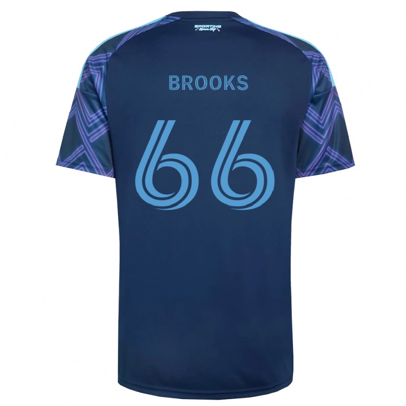 Danxen Men Edson Brooks #66 Royal Blue Purple Away Jersey 2026/27 T-Shirt