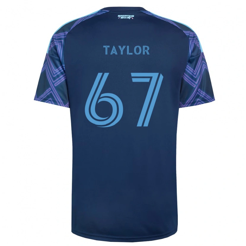Danxen Men Kael Taylor #67 Royal Blue Purple Away Jersey 2026/27 T-Shirt