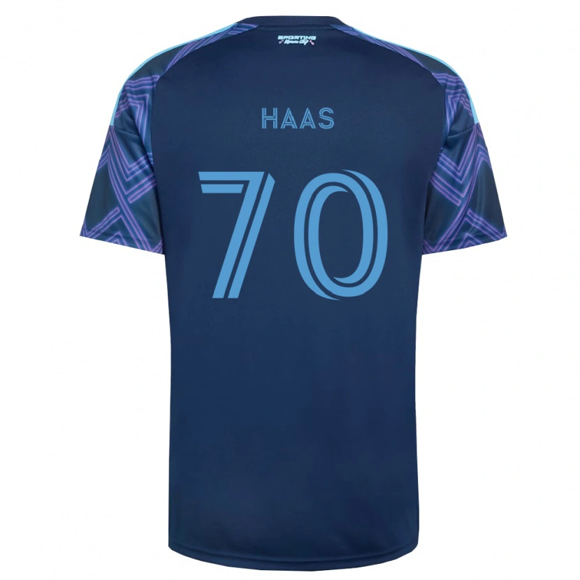 Danxen Men Ty Haas #70 Royal Blue Purple Away Jersey 2026/27 T-Shirt