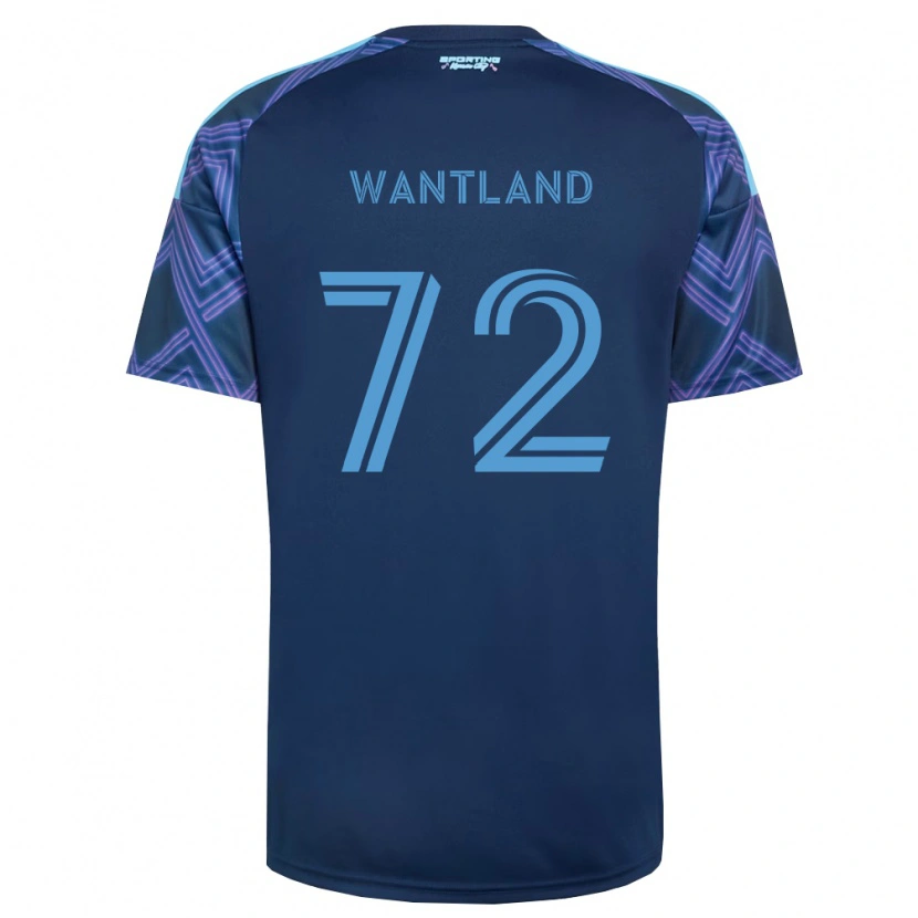 Danxen Men Zane Wantland #72 Royal Blue Purple Away Jersey 2026/27 T-Shirt