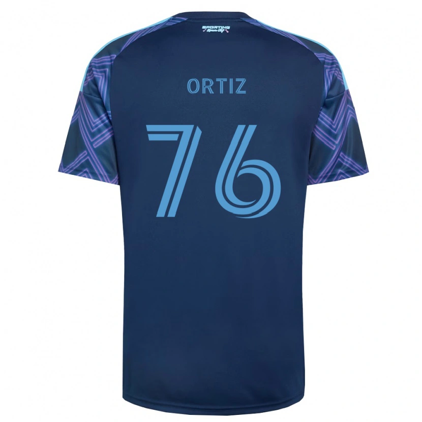 Danxen Men Johann Ortiz #76 Royal Blue Purple Away Jersey 2026/27 T-Shirt