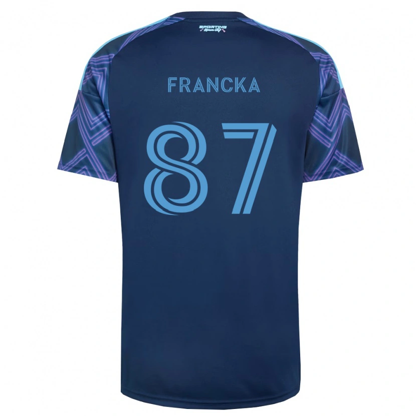 Danxen Men Jack Francka #87 Royal Blue Purple Away Jersey 2026/27 T-Shirt