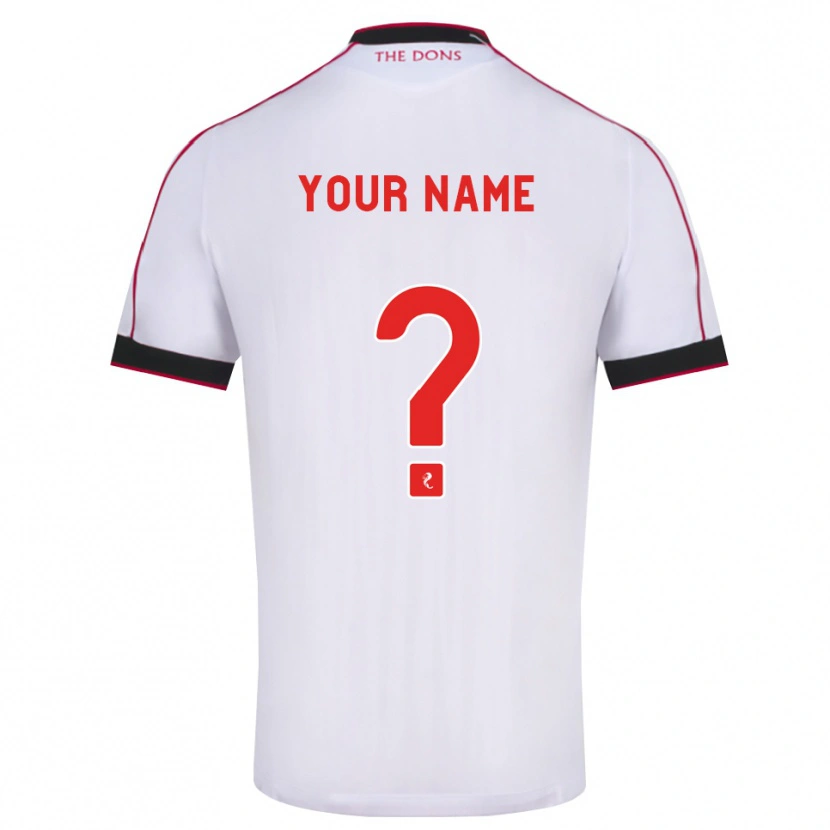 Danxen Men Your Name #0 Black Red White Away Jersey 2026/27 T-Shirt