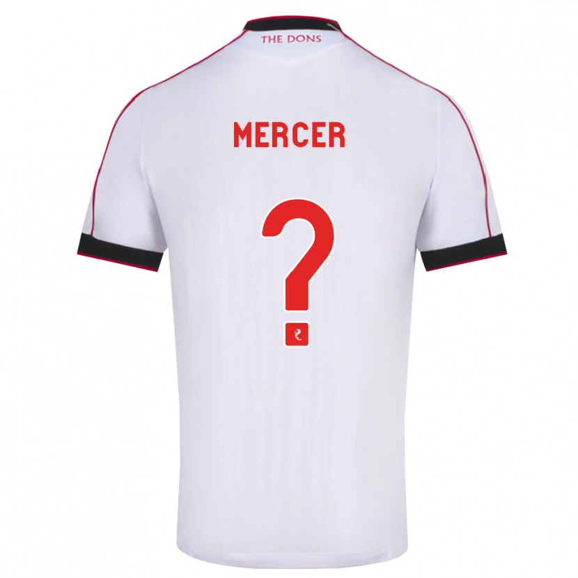 Danxen Men Jamie Mercer #0 Black Red White Away Jersey 2026/27 T-Shirt