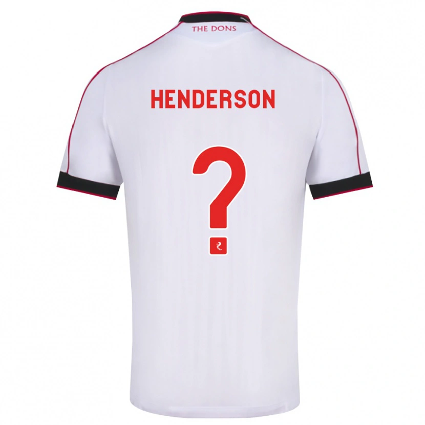 Danxen Men Jay Henderson #0 Black Red White Away Jersey 2026/27 T-Shirt