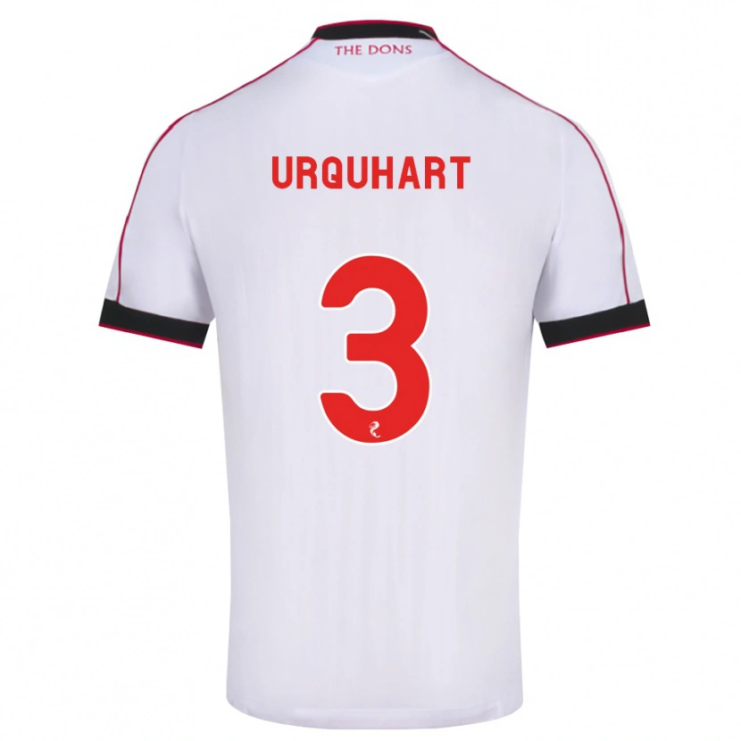 Danxen Men Millie Urquhart #3 Black Red White Away Jersey 2026/27 T-Shirt