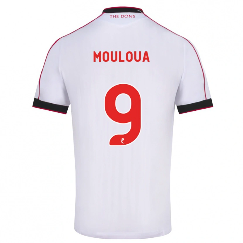 Danxen Men Ayoub Mouloua #9 Black Red White Away Jersey 2026/27 T-Shirt