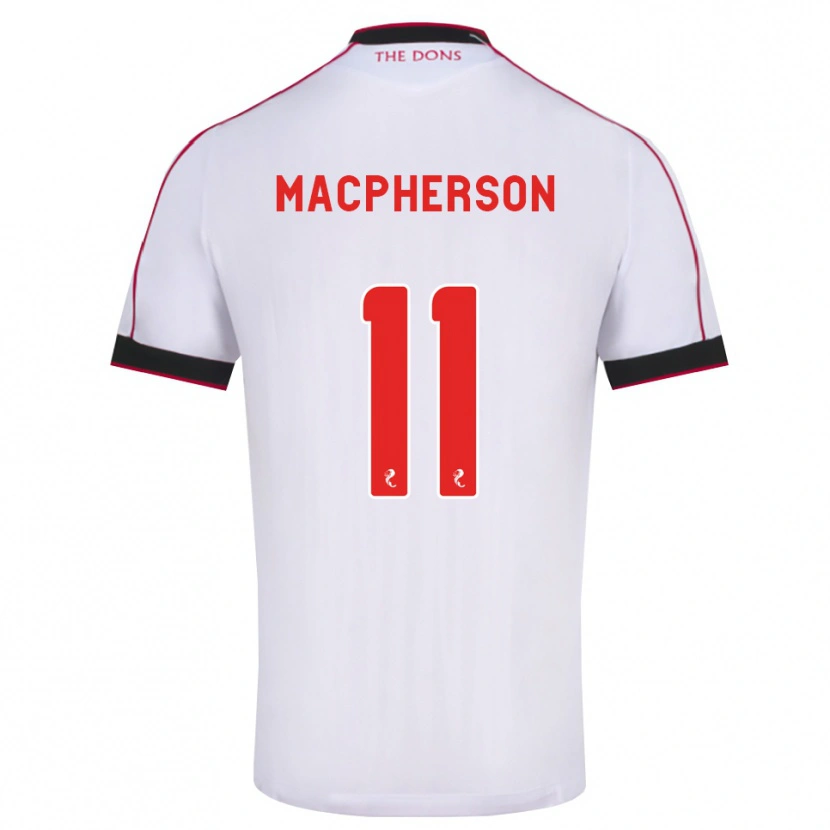 Danxen Men Keira Macpherson #11 Black Red White Away Jersey 2026/27 T-Shirt