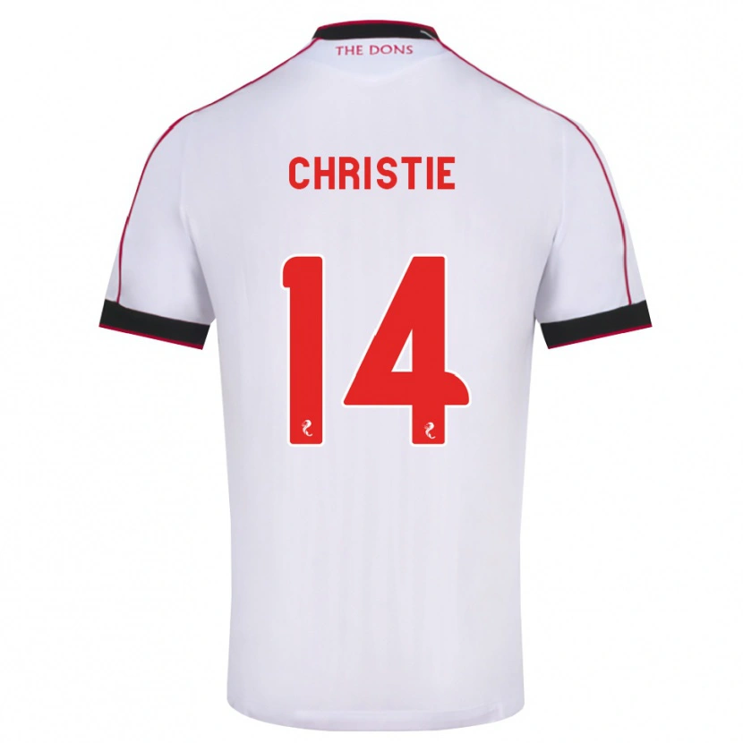 Danxen Men Mya Christie #14 Black Red White Away Jersey 2026/27 T-Shirt