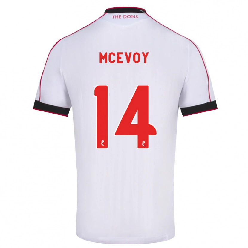 Danxen Men Holly Mcevoy #14 Black Red White Away Jersey 2026/27 T-Shirt