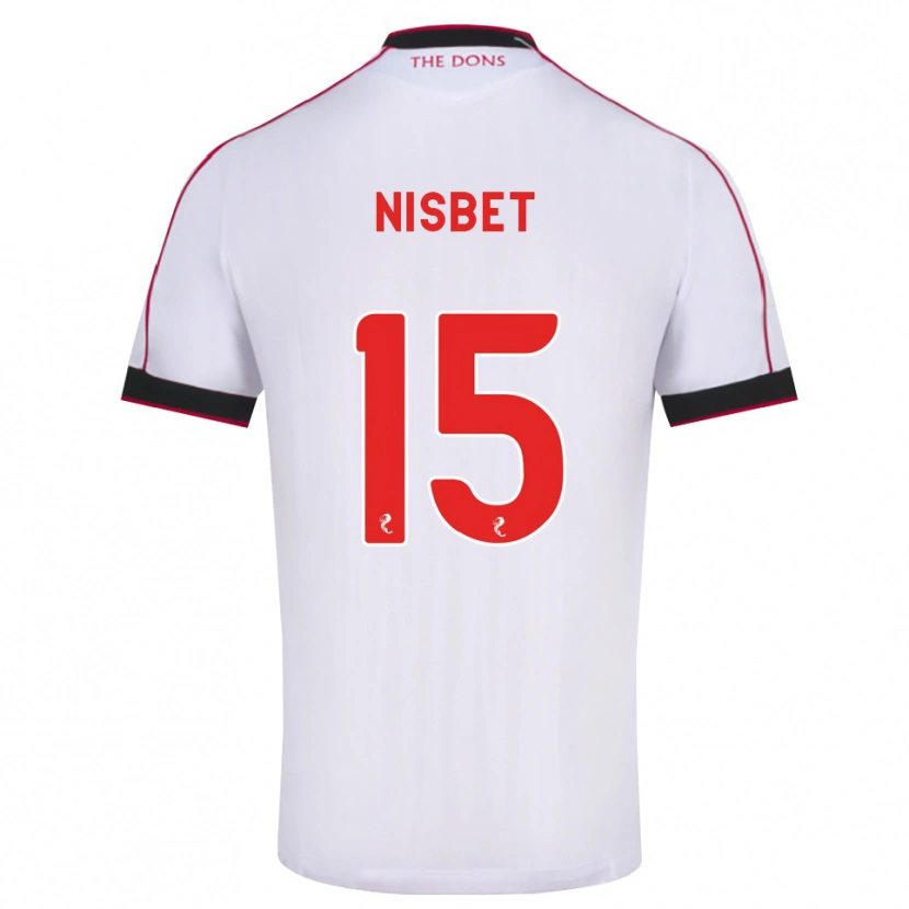 Danxen Men Kevin Nisbet #15 Black Red White Away Jersey 2026/27 T-Shirt