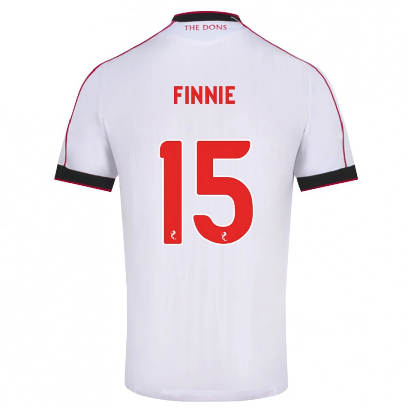 Danxen Men Maddison Finnie #15 Black Red White Away Jersey 2026/27 T-Shirt