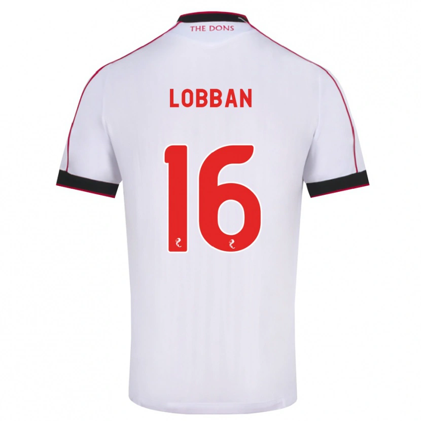 Danxen Men Dylan Lobban #16 Black Red White Away Jersey 2026/27 T-Shirt